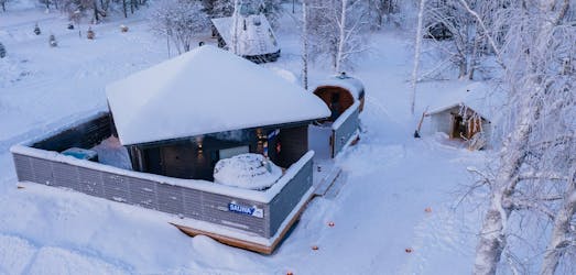 Sauna au bord du lac et expérience de bain arctique à Rovaniemi
